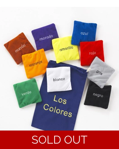 Colour bean bags - Spanish